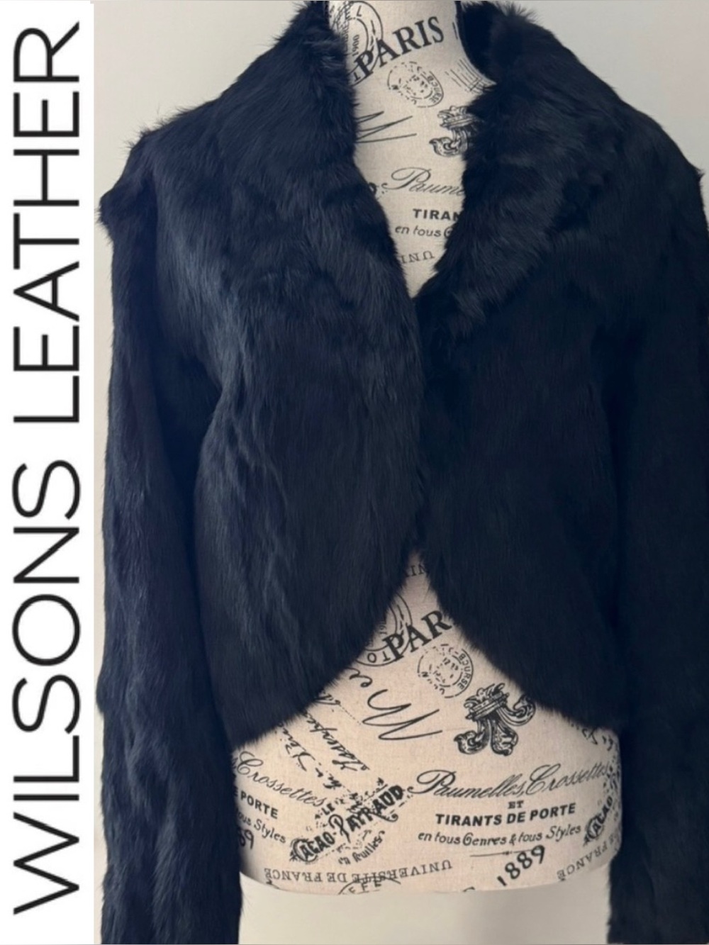 Wilson’s Leather Pelle Studio Rabbit Fur Jacket